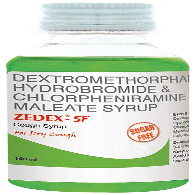 Zedex-SF Cough Syrup 1 Bottle of 100 ml syrup Online | 1Bpharmacy