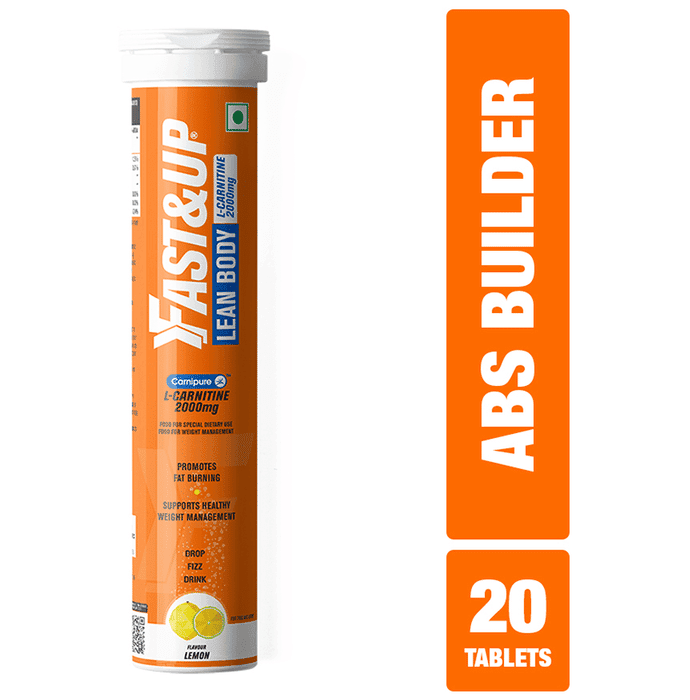 fastandup l carnitine Fast&Up Lean Body L-Carnitine 2000mg Lemon – 20 Effervescent Tablets Phytonadione Injection Emulsion Supplements and Vitamins – Amount:3 Week Intensive Course - 1ml Every 3 Days